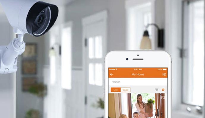 24/7 home monitoring with a security camera system