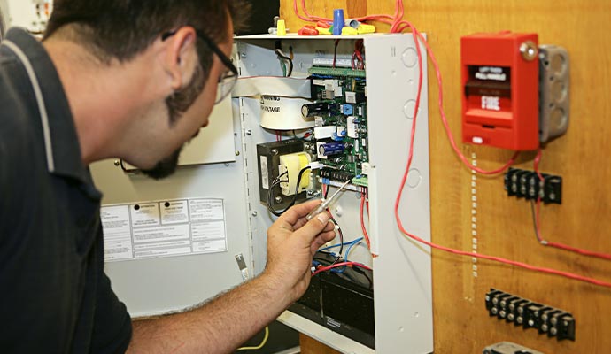 Fire alarms installation service