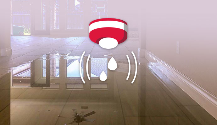 Flood detection installation