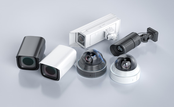 different types of security cameras