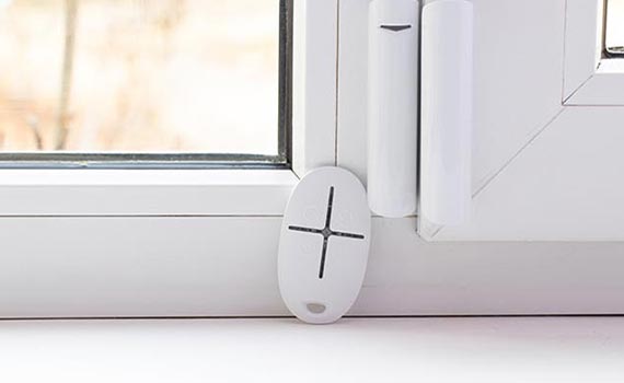 installed windows and door contacts