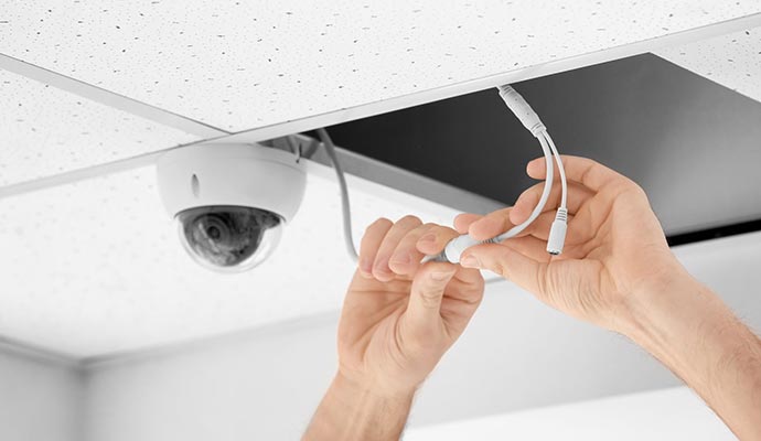 Installing home security camera
