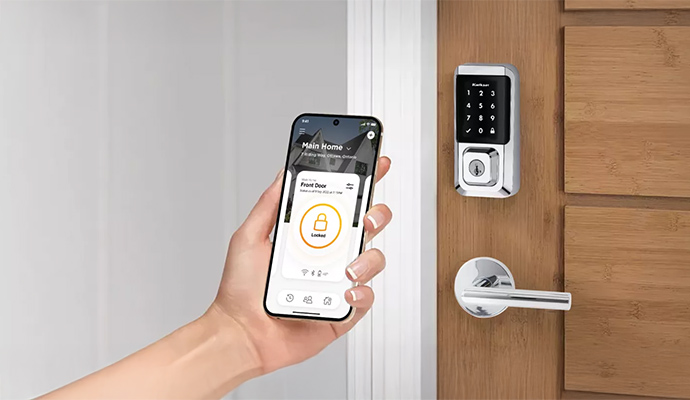 Kwikset smart lock with home connect, keypad, touchscreen deadbolt with remote access Kwikset