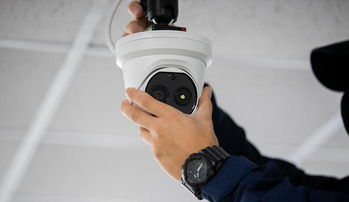 PoE camera installation